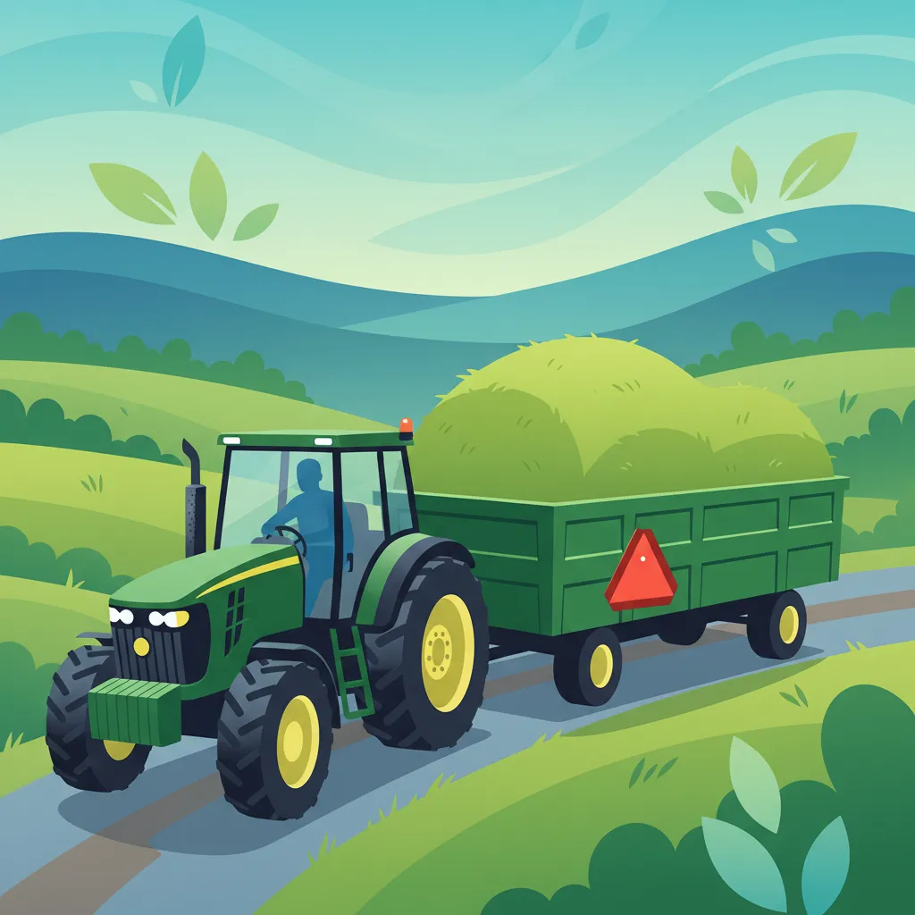 Polish Driving Theory: Tractor Towing & Attachment Safety Practice (Category T)