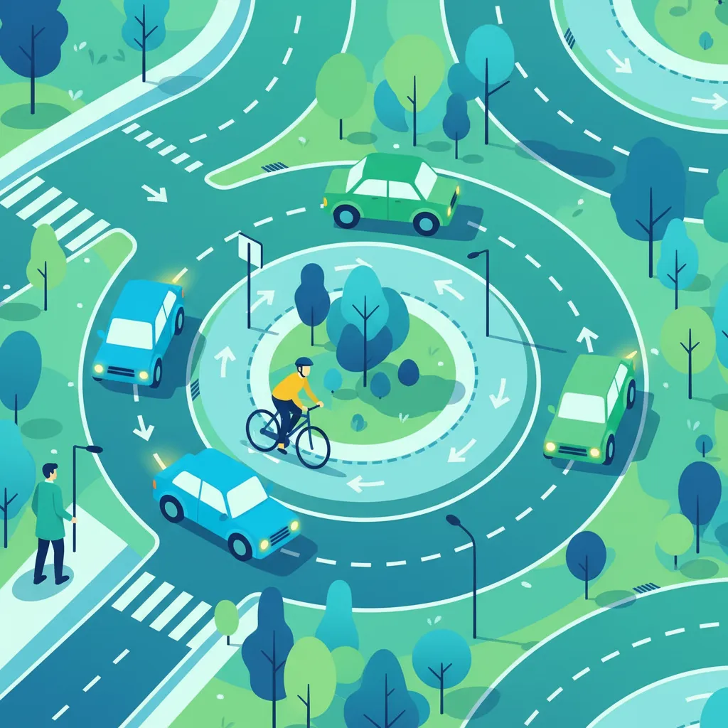 Exiting Roundabouts Safely and Correctly in Polish Traffic