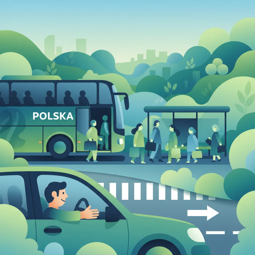 Polish Driving Theory: Bus Stop Rules & Passenger Safety Practice