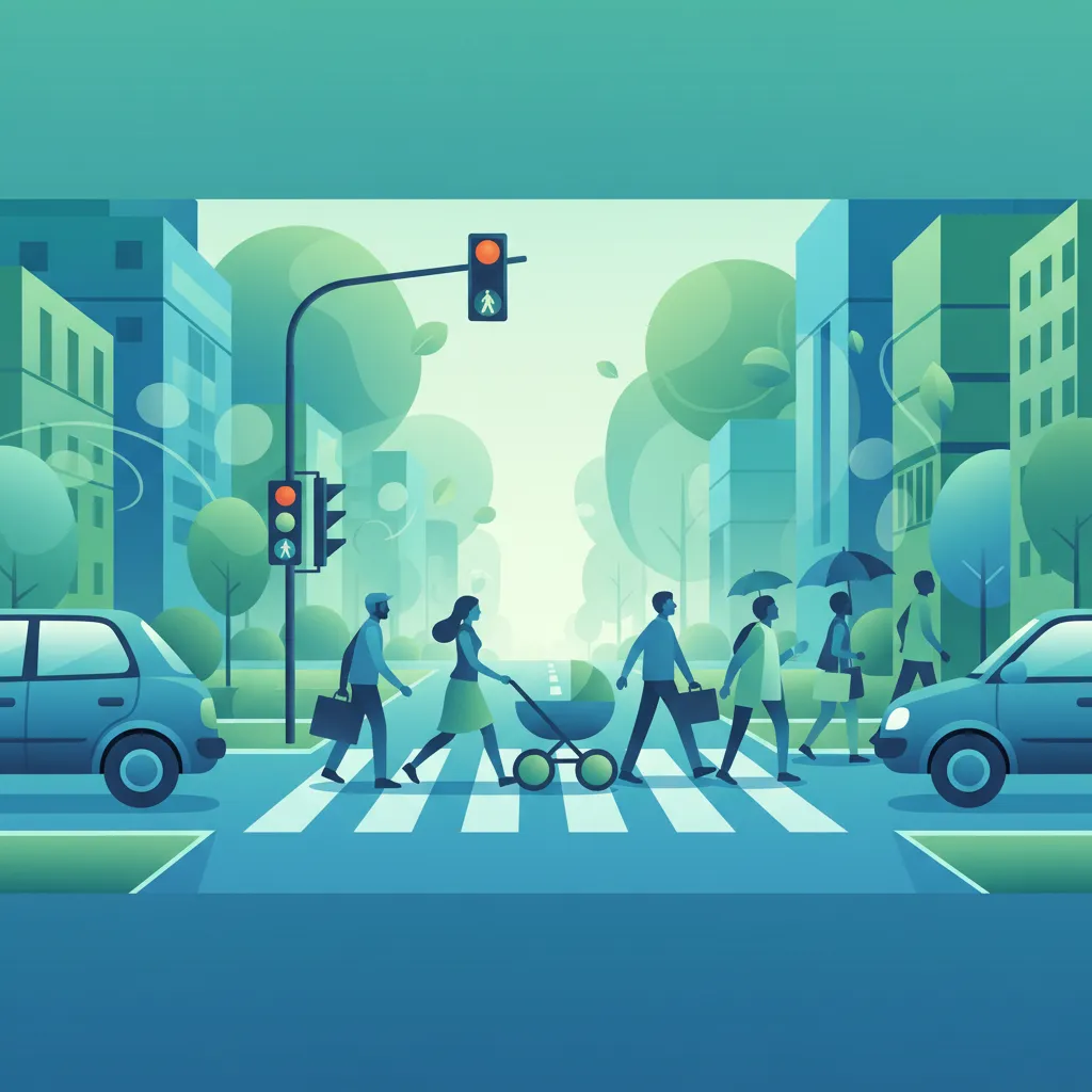 Trafikljus och kontrollerade övergångsställen i polsk trafik