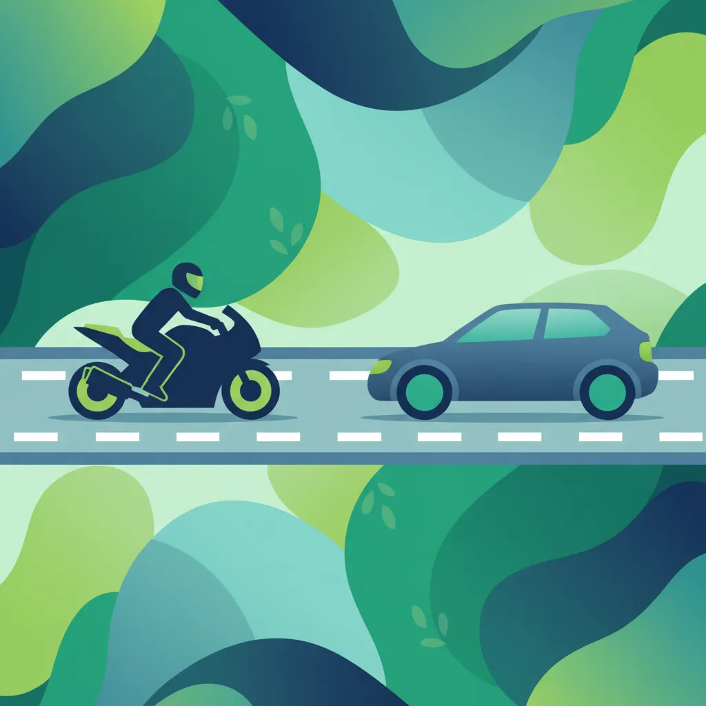 Motosiklet Şeridi Konumlandırma ve Polonya Trafiğinde Güvenlik