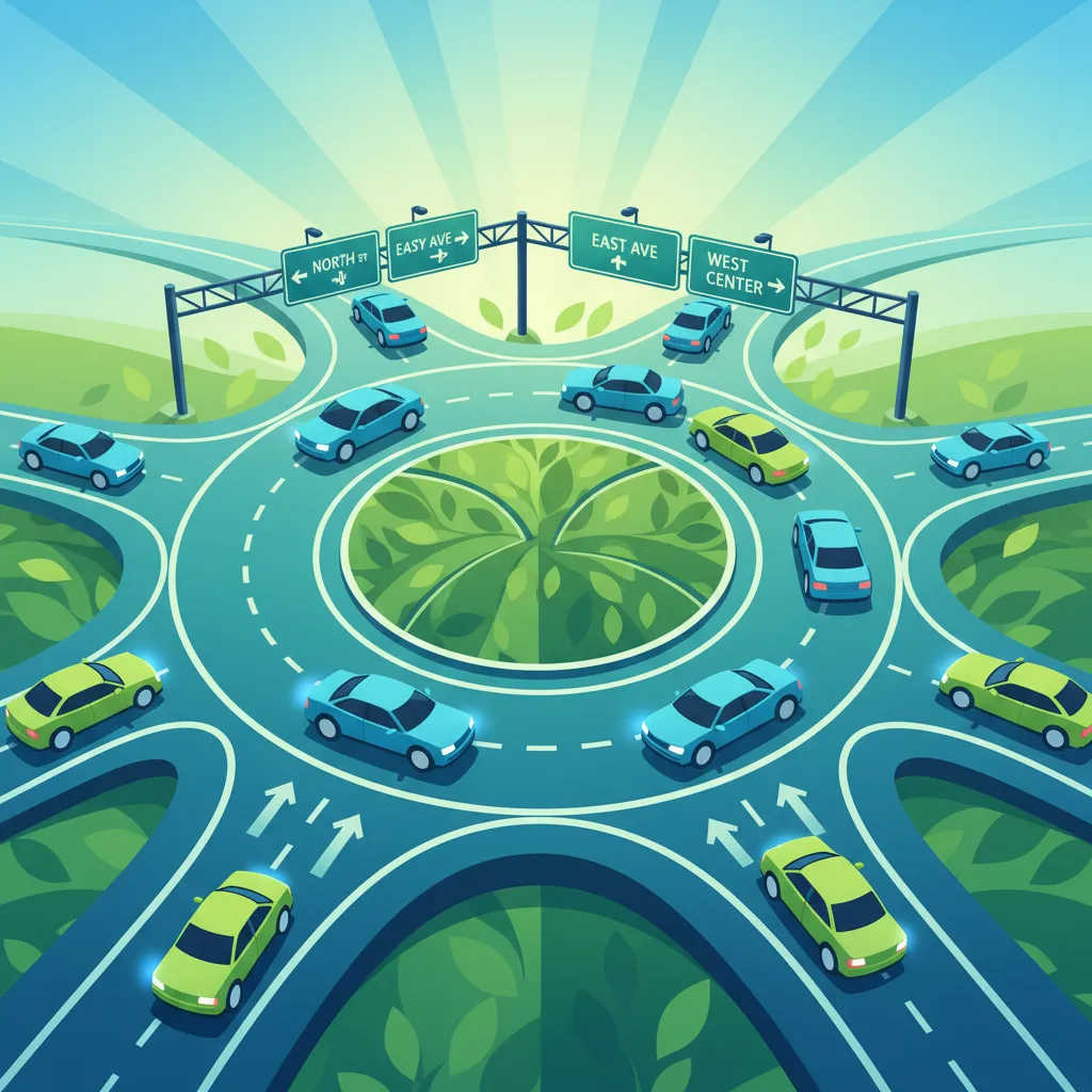 Lane Discipline on Multi-Lane Roundabouts in Polish Traffic