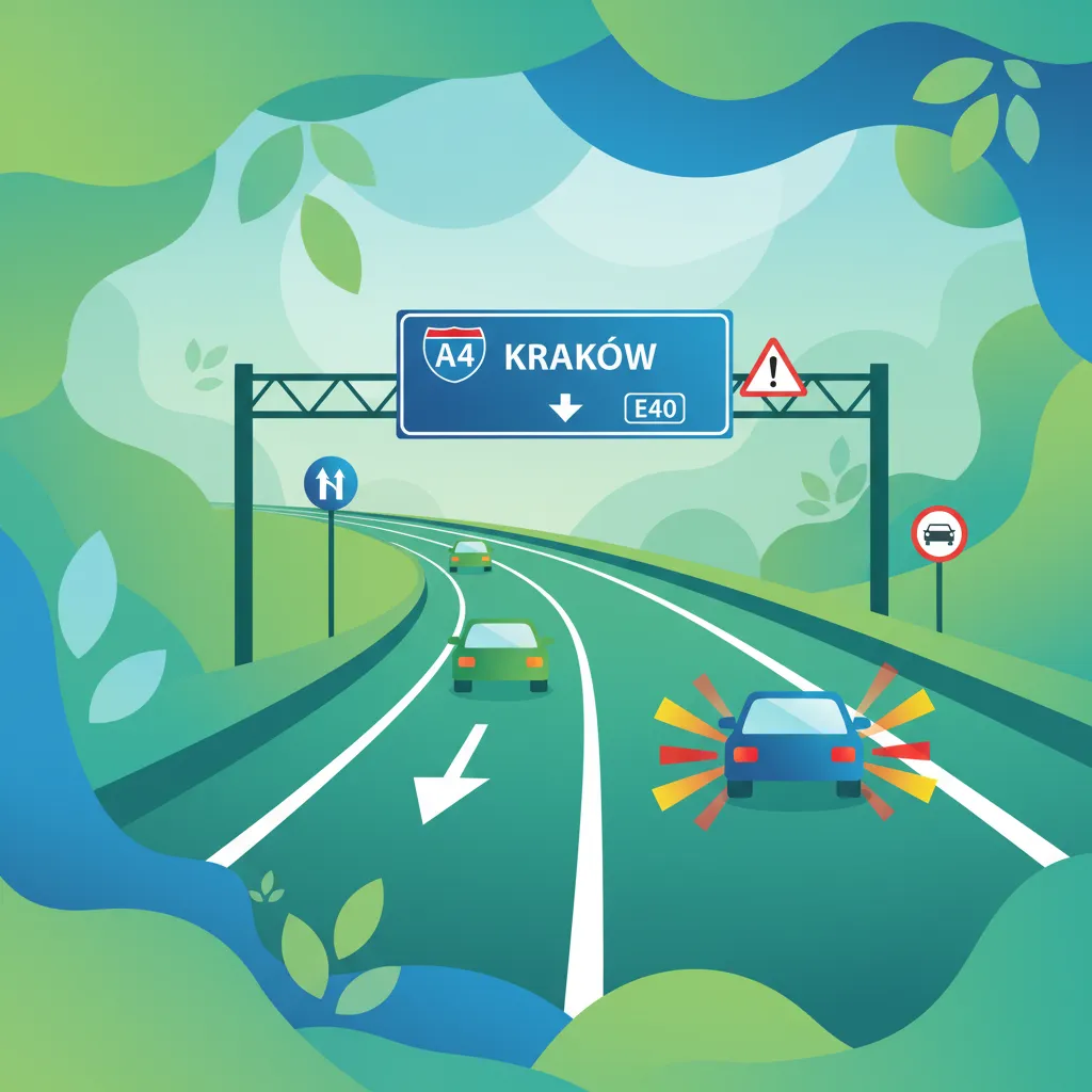 Faroperception på polska motorvägar: risker vid höga hastigheter