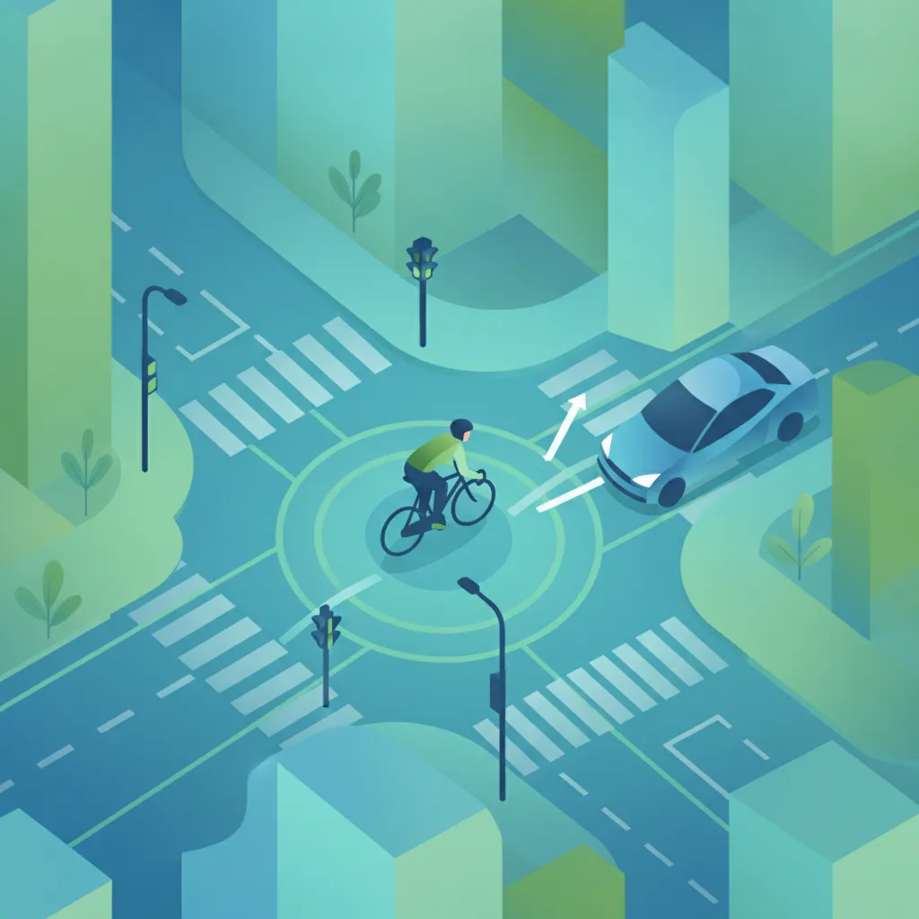 Cyclists at Intersections and Roundabouts in Portuguese Traffic