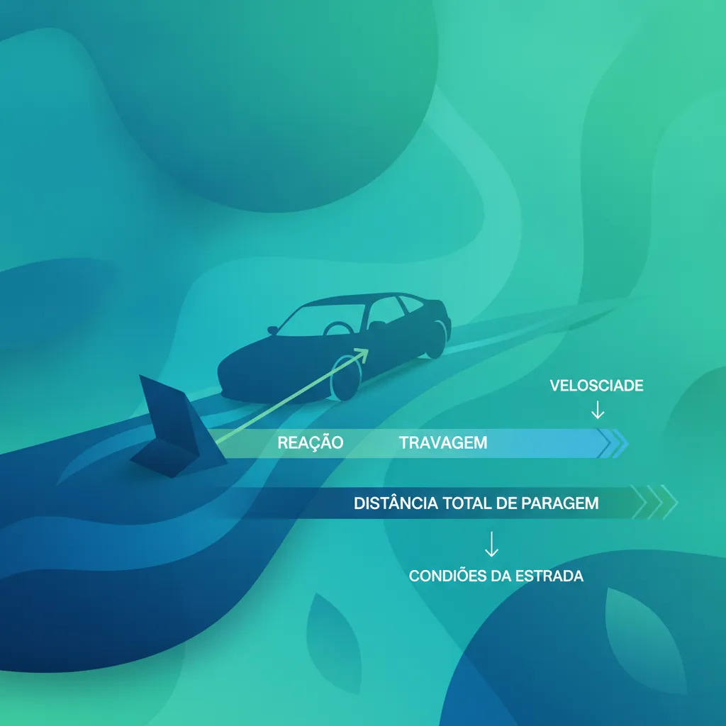 Portuguese Driving Theory: Reaction, Braking, and Total Stopping Distance