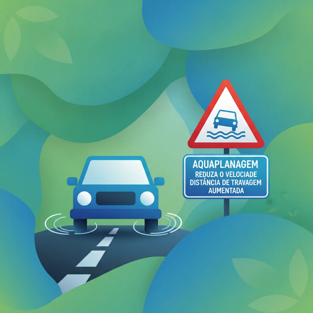 Veilig rijden in regen en aquaplaning voorkomen op Portugese wegen Oefensessie