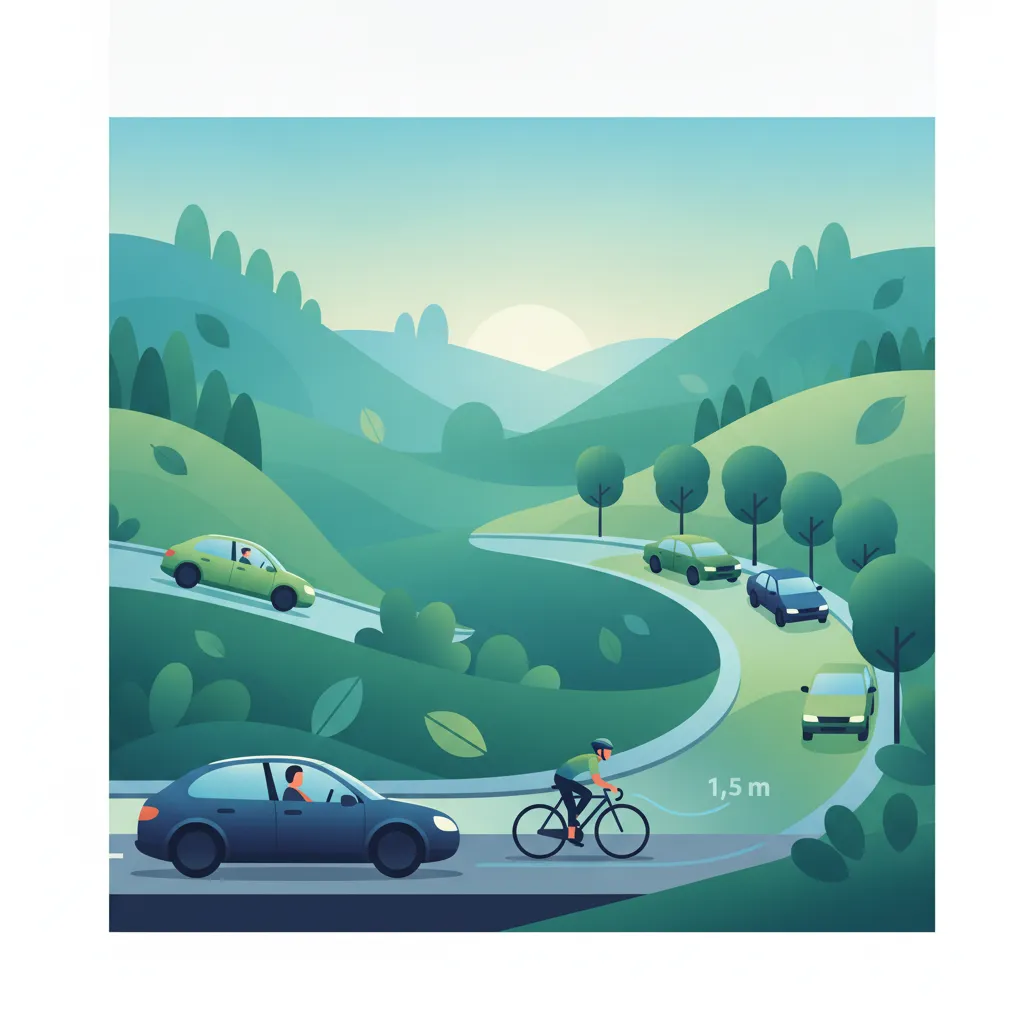 Maintaining Safe Lateral Distance in Portuguese Traffic