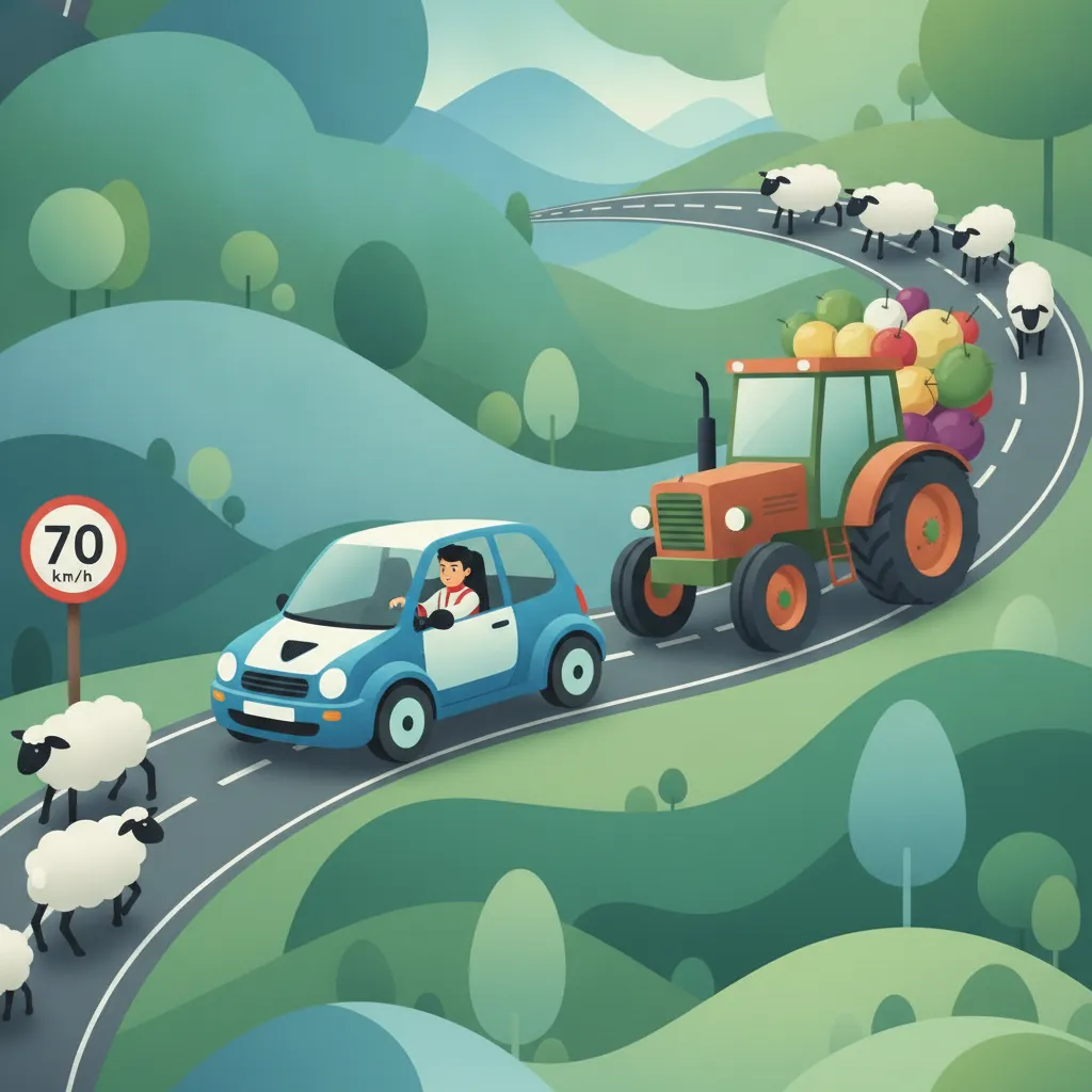 Driving on Portuguese Rural and National Roads