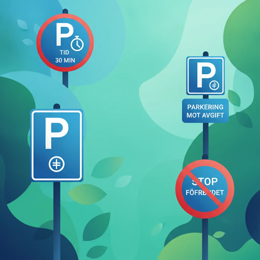 Master Swedish Parking & Stopping Signs for Your Driving License Exam