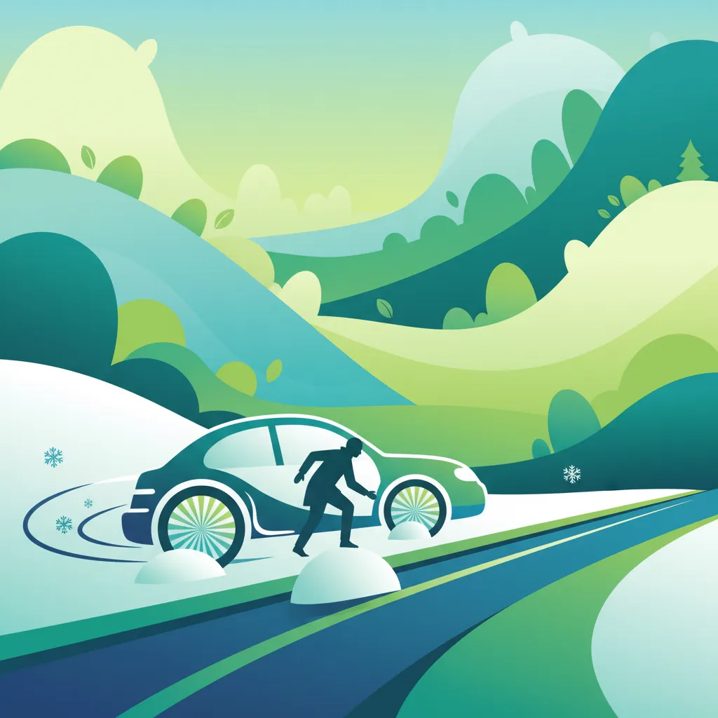 Winter Driving: Snowbanks, Hidden Edges, and Getting Unstuck Safely