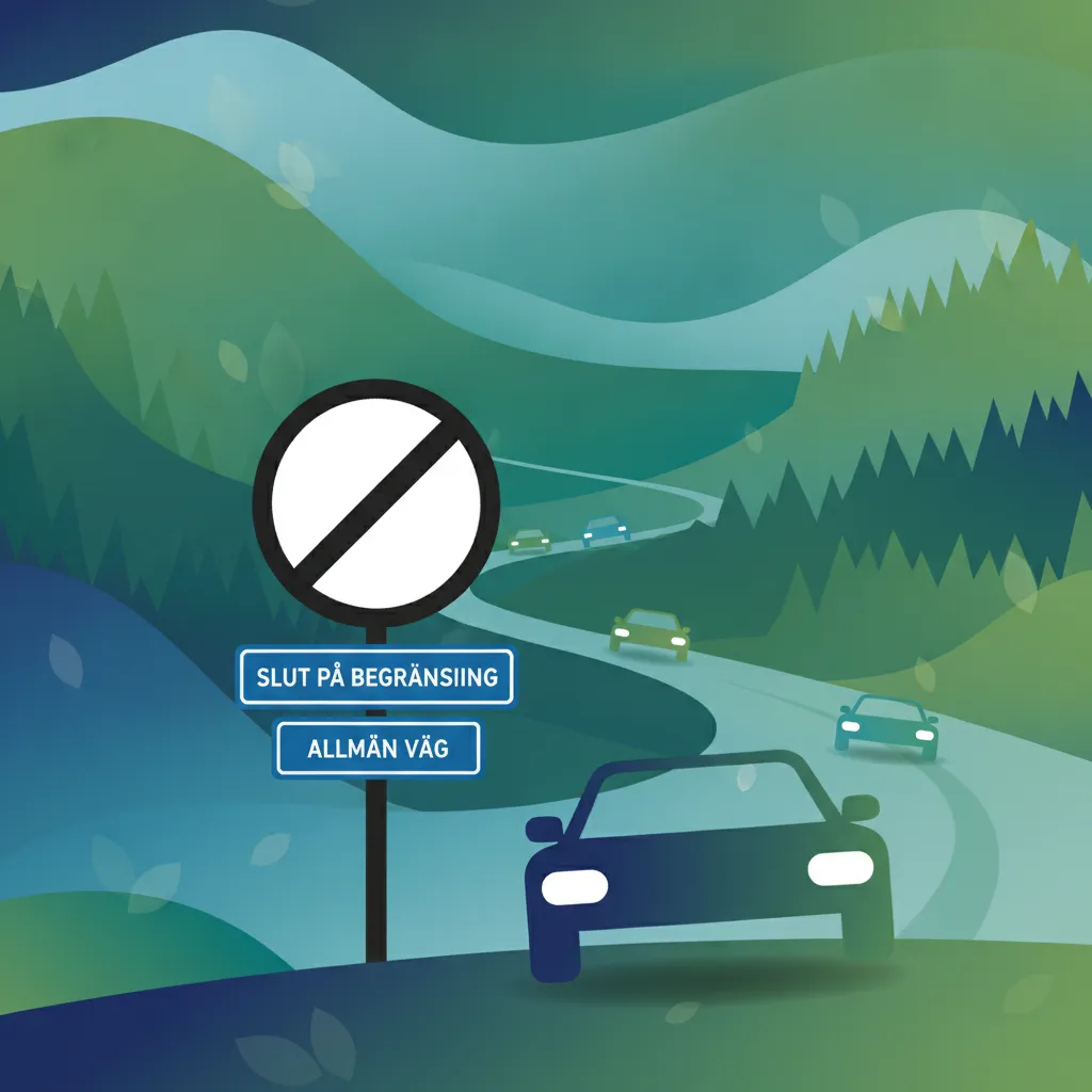 Understanding End of Restriction Signs in Swedish Traffic