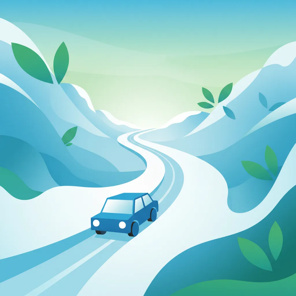 Navigating Narrow Winter Roads with Snowbanks in Sweden