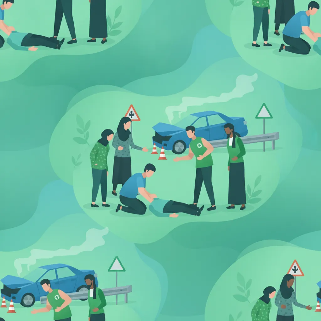 First Aid for Traffic Accidents in Turkish Driving Theory