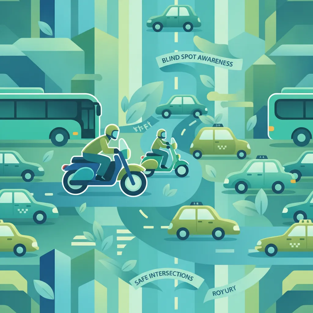Motocicletas y Scooters en el Tráfico Denso de Turquía