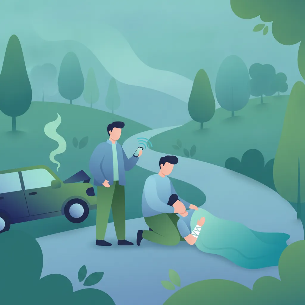 Séance d'entraînement Premiers secours en cas d'accident de la route pour le permis de conduire turc