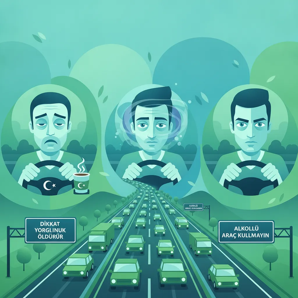 Alkol, Uyuşturucu ve Sürücü Yeterliliği için Türkiye'nin Yoğun Trafiği