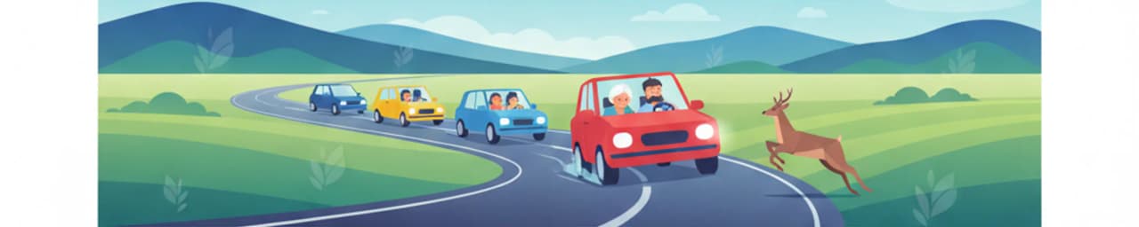 Frenada de Emergencia y Evasión de Peligros en Carreteras Austriacas