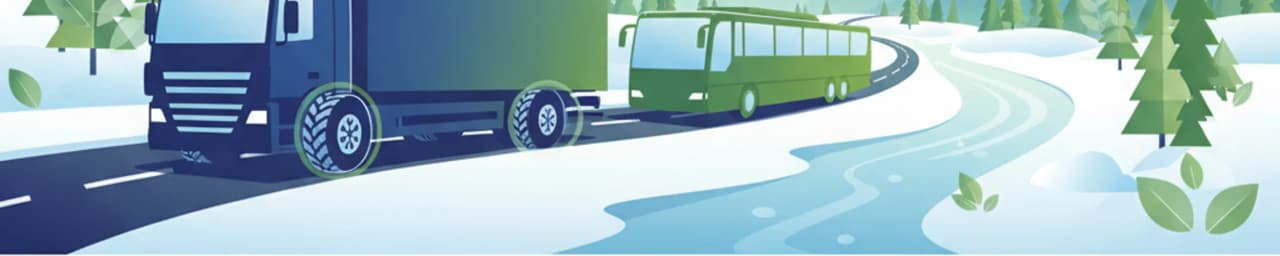 Austriackie przepisy dotyczące opon zimowych dla ciężarówek i autobusów
