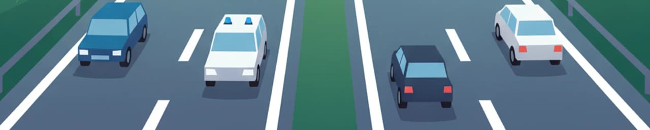Tworzenie austriackiego korytarza ratunkowego Rettungsgasse