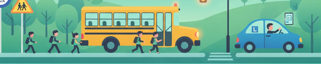 Driving Rules for Belgian School Zones and Flashing Amber Signals