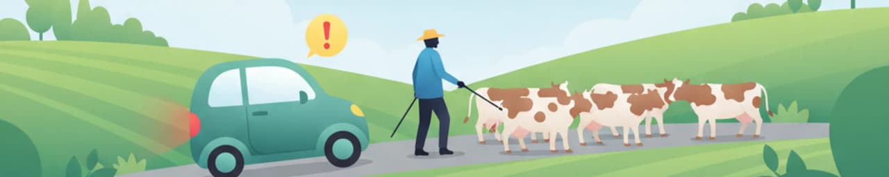 Driving Safely Near Animals on Belgian Roads