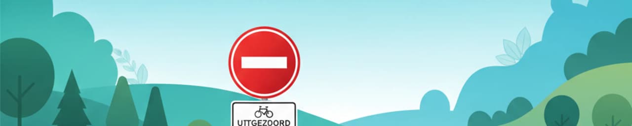 Belgian No-Entry Sign and Its Exceptions