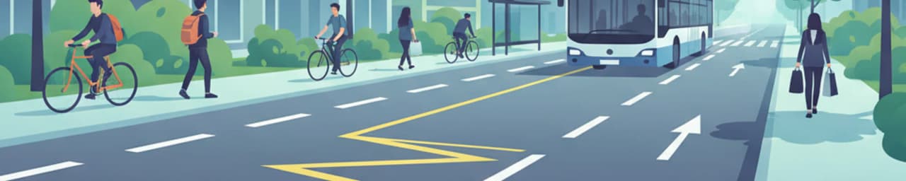 Reglas Suizas para Paradas de Autobús y Señalizaciones de Zigzag Amarillo