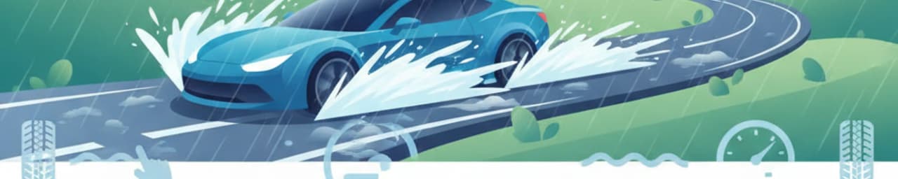 Bezpieczna jazda w ulewnym deszczu i aquaplaning w Szwajcarii