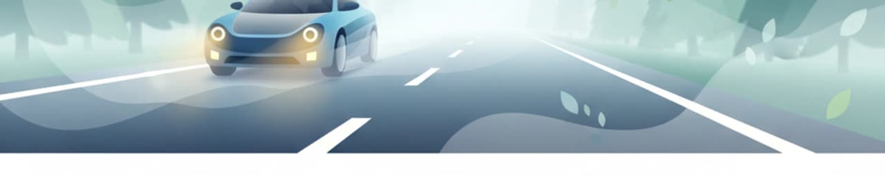 Dominio de la conducción con niebla, lluvia y visibilidad reducida en Alemania