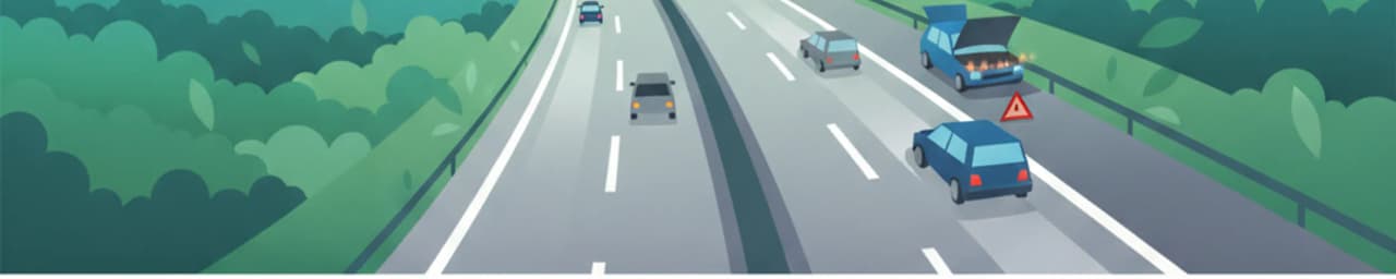 Regeln für den Standstreifen auf deutschen Autobahnen
