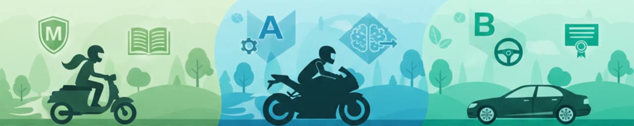 Categorías del Permiso de Conducir Español: AM, A y B Explicadas