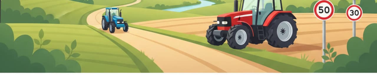 Conduite Rurale en France : Tracteurs, Villages et Règles de Priorité
