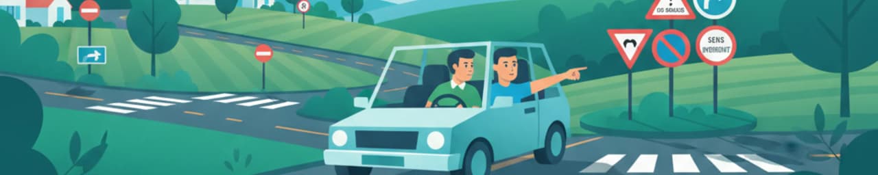 Conduite Accompagnée: Prioridad y Señales en Francia