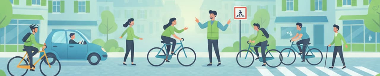 Cyclistes et rues à double sens cyclable : Scénarios de conduite avancés en France