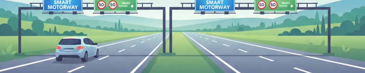 Règles de circulation sur autoroute et autoroutes intelligentes en Grande-Bretagne