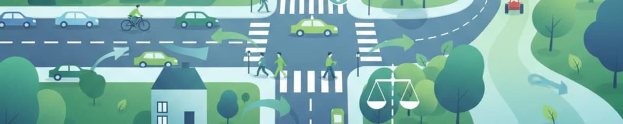 Übung zur Einschätzung von Gefahrensituationen im realen Straßenverkehr für die britische Theorieprüfung