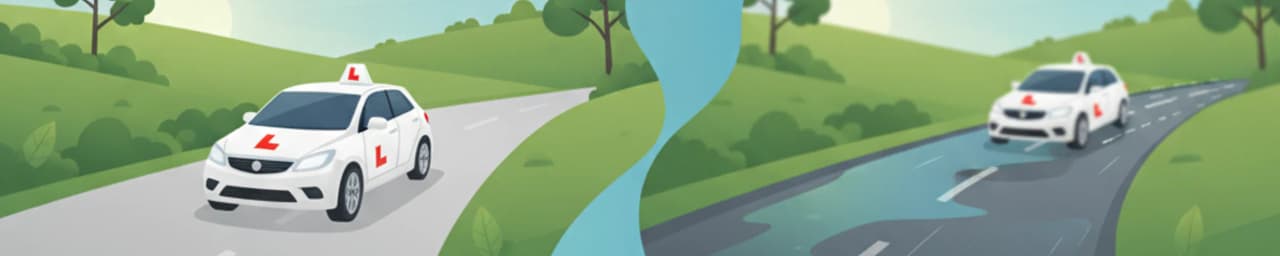 Distancias de Frenado y Carreteras Mojadas en Gran Bretaña
