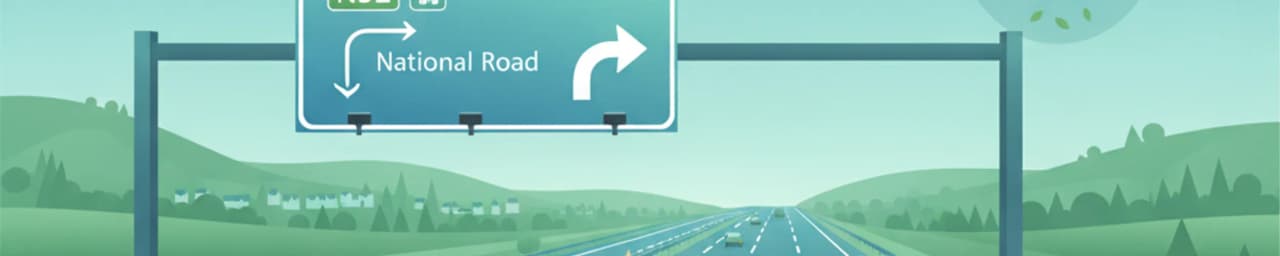 Autobahnen und Nationalstraßen: Essentials für die irische Fahrertheorieprüfung