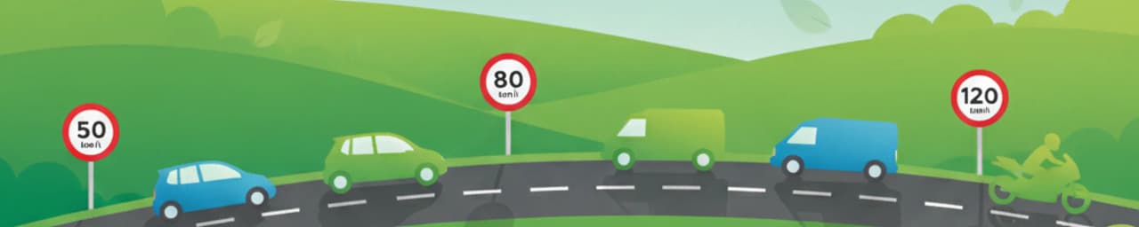 Irish Speed Limits in Kilometres per Hour for the Driver Theory Test