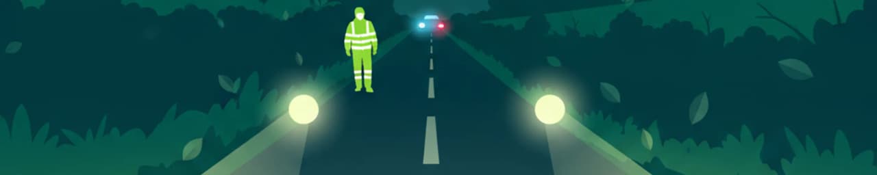 Fahren bei Nacht auf unbeleuchteten Straßen: Grundlagen für die irische Theorieprüfung