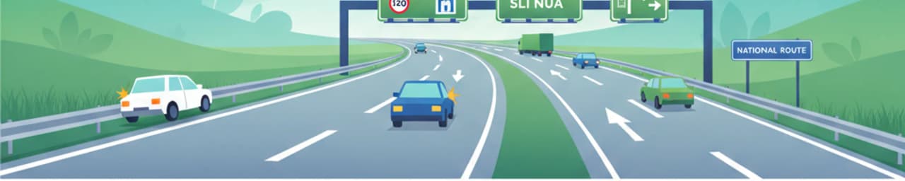 Scénarios de Jugement sur les Autoroutes et Routes Nationales Irlandaises