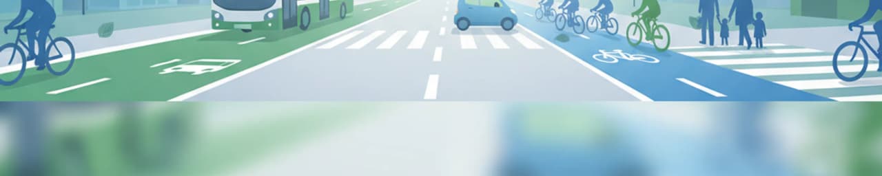 Pasy autobusowe i ścieżki rowerowe: Podstawy egzaminu teoretycznego kierowcy w Irlandii