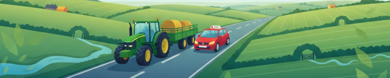 Tractors and Slow Vehicles for the Irish Driver Theory Test