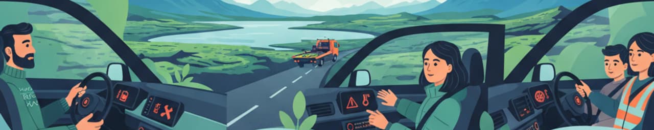 Zrozumienie Czerwonych Kontrolek Ostrzegawczych na Islandzkich Pojazdach