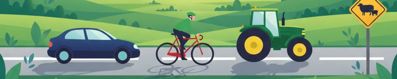 Veilig inhalen van fietsers en langzame voertuigen in IJsland