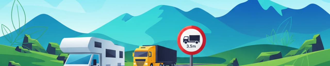 Señales Prohibitorias Islandesas: Pesos y Dimensiones de Vehículos