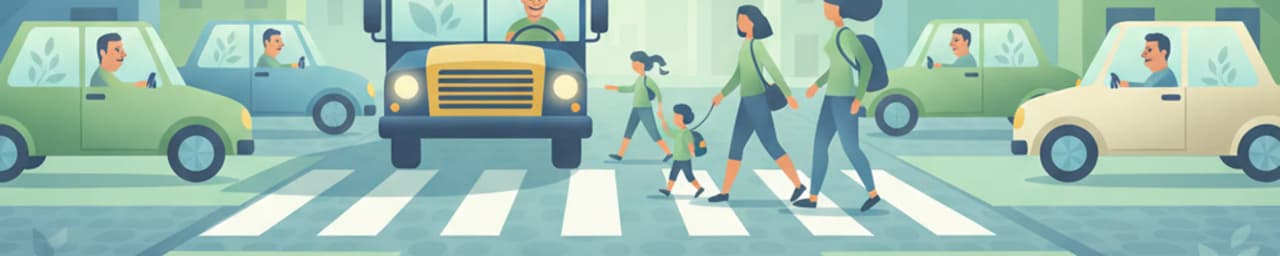 Italienisches Fahren: Schulen und Fußgängerzonen