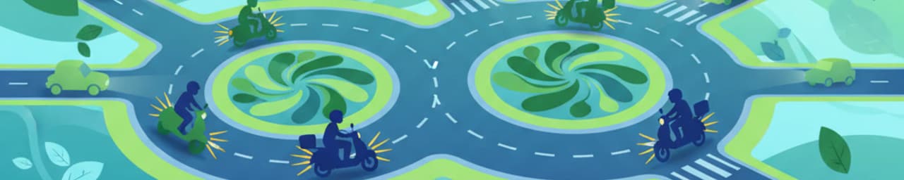 Seguridad en Glorietas para Ciclomotores en los Países Bajos