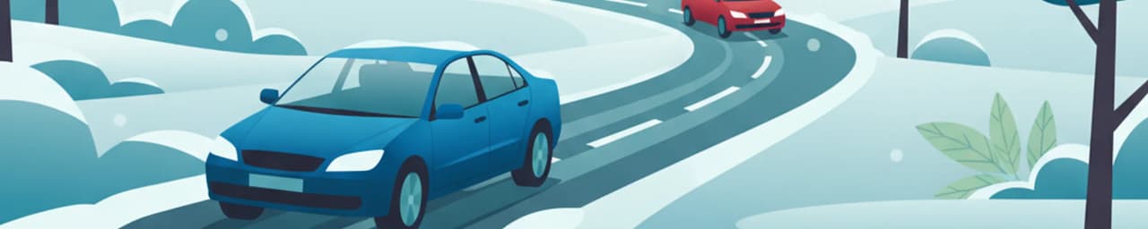 Conducir sobre nieve y hielo en el tráfico holandés