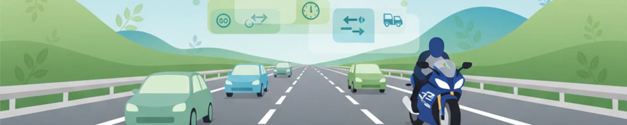 Hollanda'da A2 Motosikletle Otoyol Sürüşü